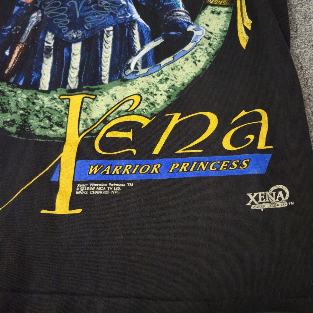 Vintage Xena Warrior Princess 1996 Changes Size Large Single Stitch TV Show - Picture 3 of 9